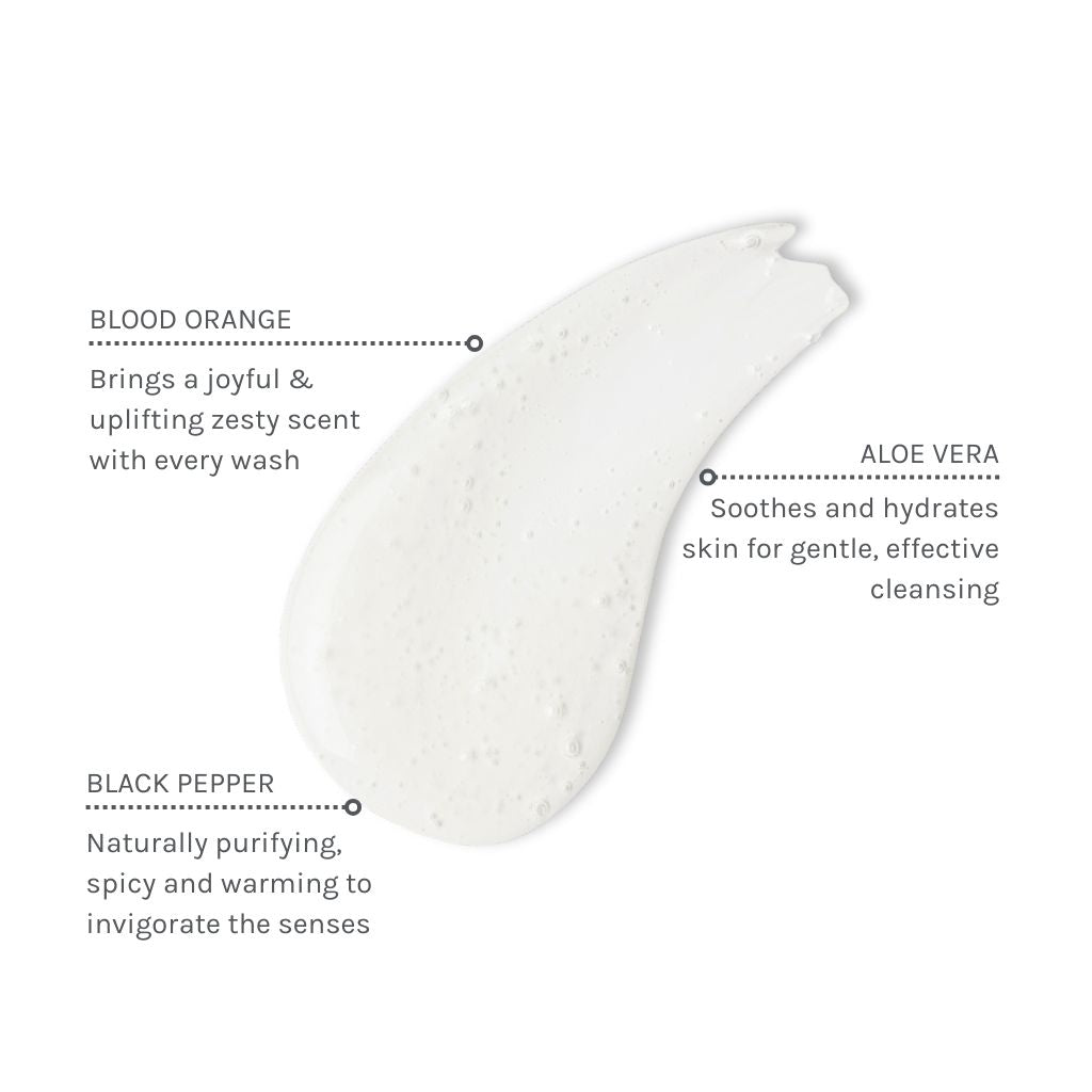 Evolve Jabón para manos y cuerpo de naranja africana (gel de ducha aromático)