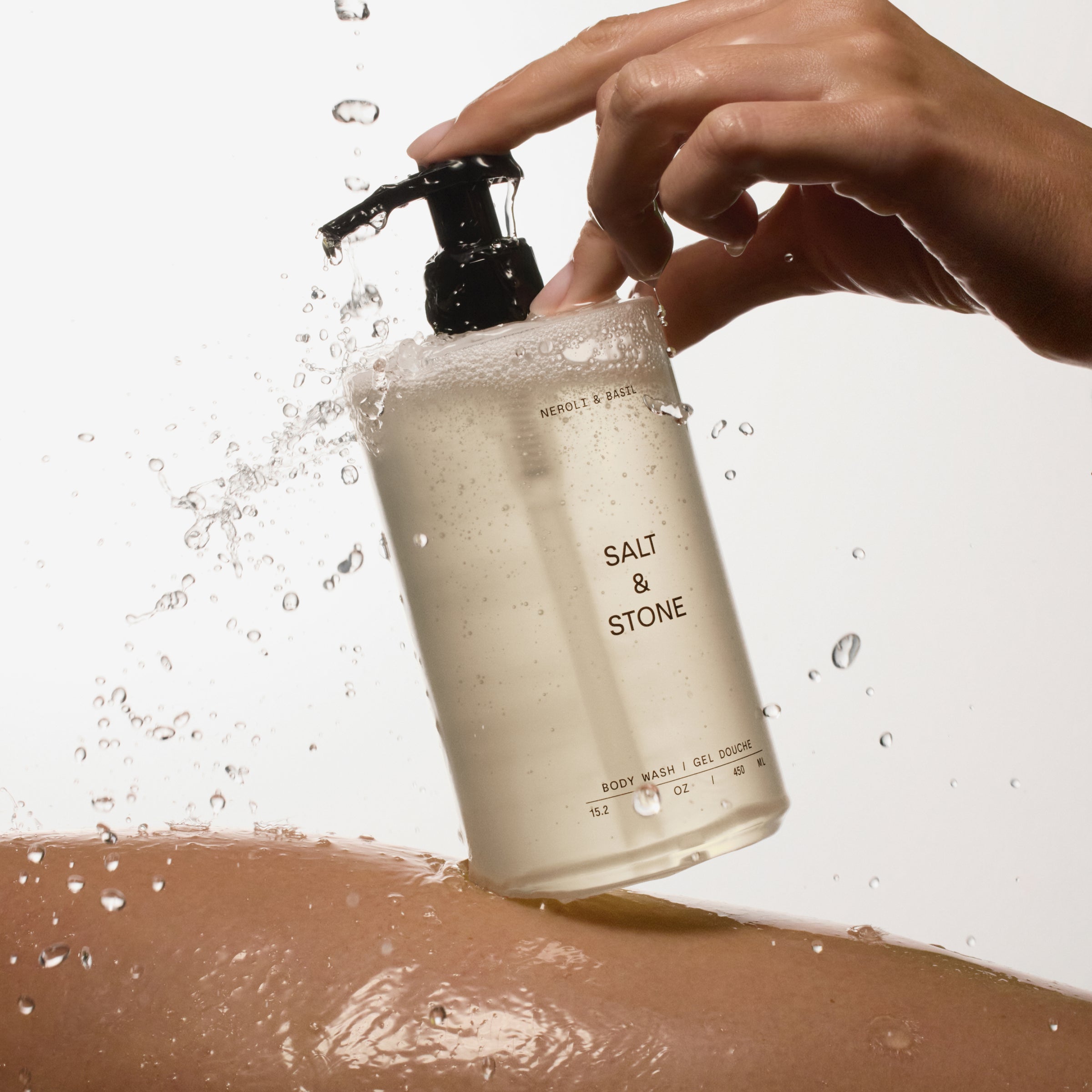 Body wash studio shot
