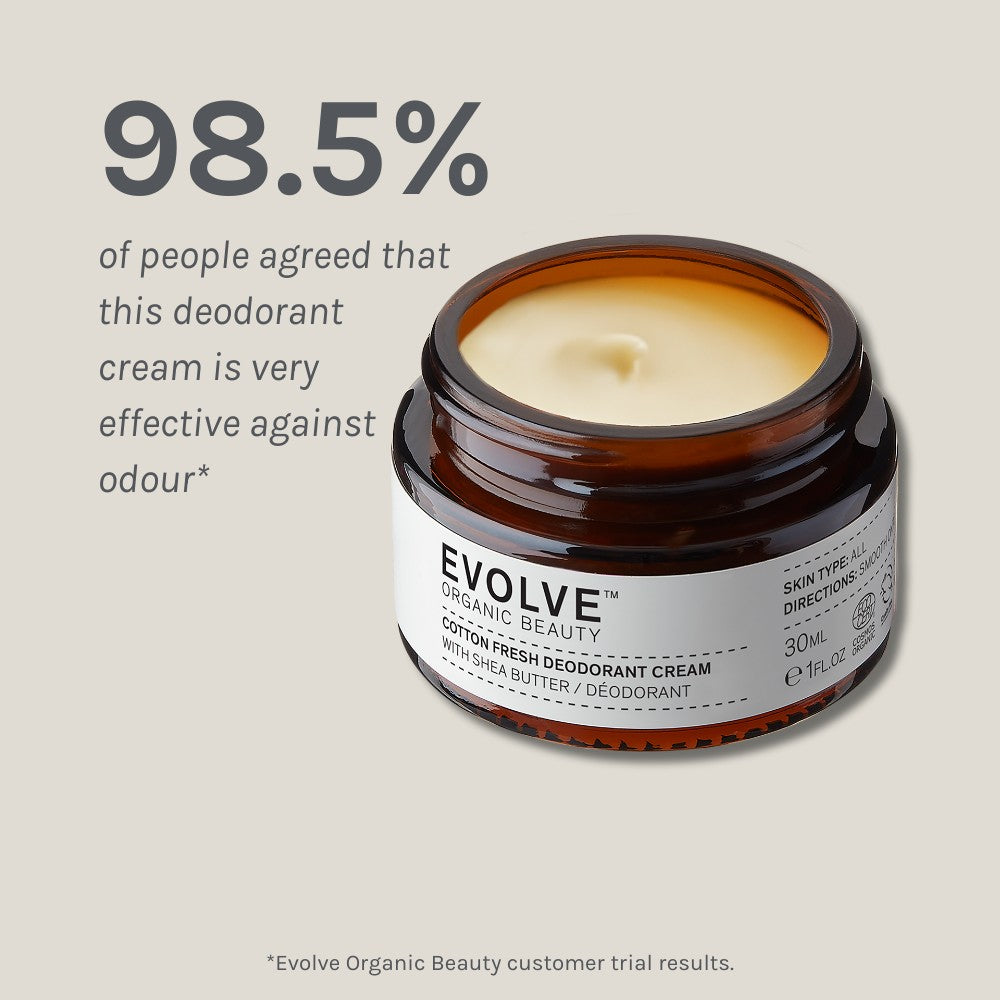 Evolve Cotton Fresh Natural Deodorant Cream - Desodorizante