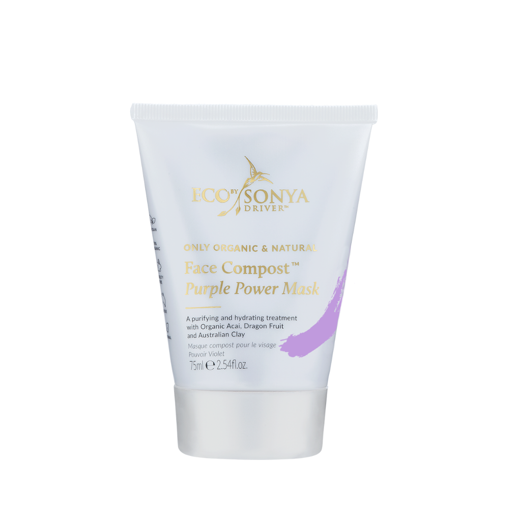 EcoTan Face Compost Purple Power Máscara Facial – The Green Beauty Concept