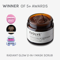 Evolve Radiant Glow 2-in-1 Mask Scrub